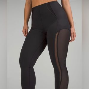 Lululemon Everlux and Mesh Contour Fit Super-High-Rise Training Tight 25"